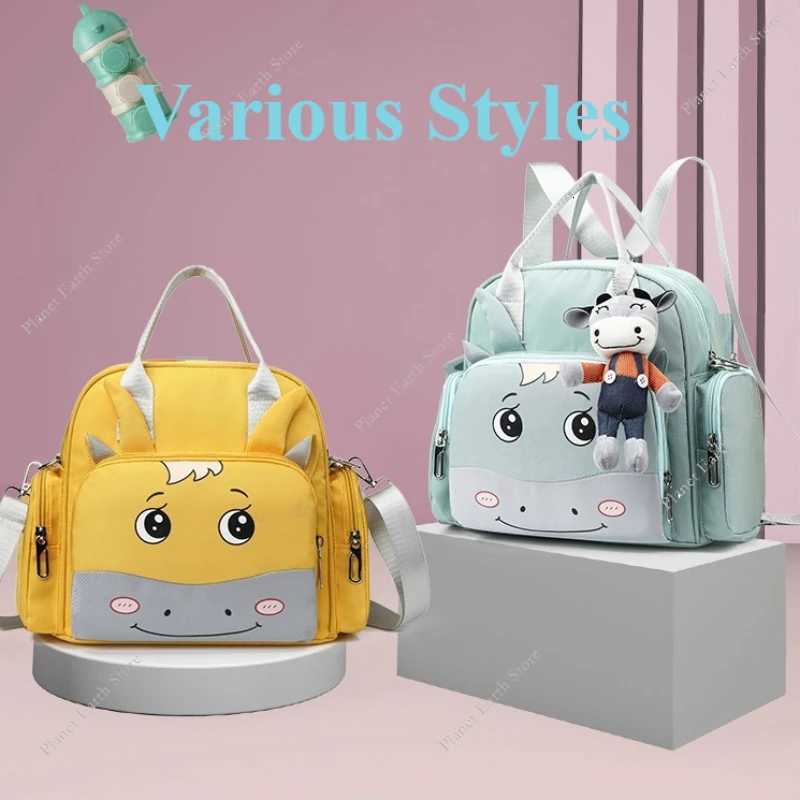 1PC Fashion Mom and Baby Bag Waterproof Single Shoulder Mummy Bags Dry and Wet Separation Shoulder Handbag Car Hanging BagXJ250928