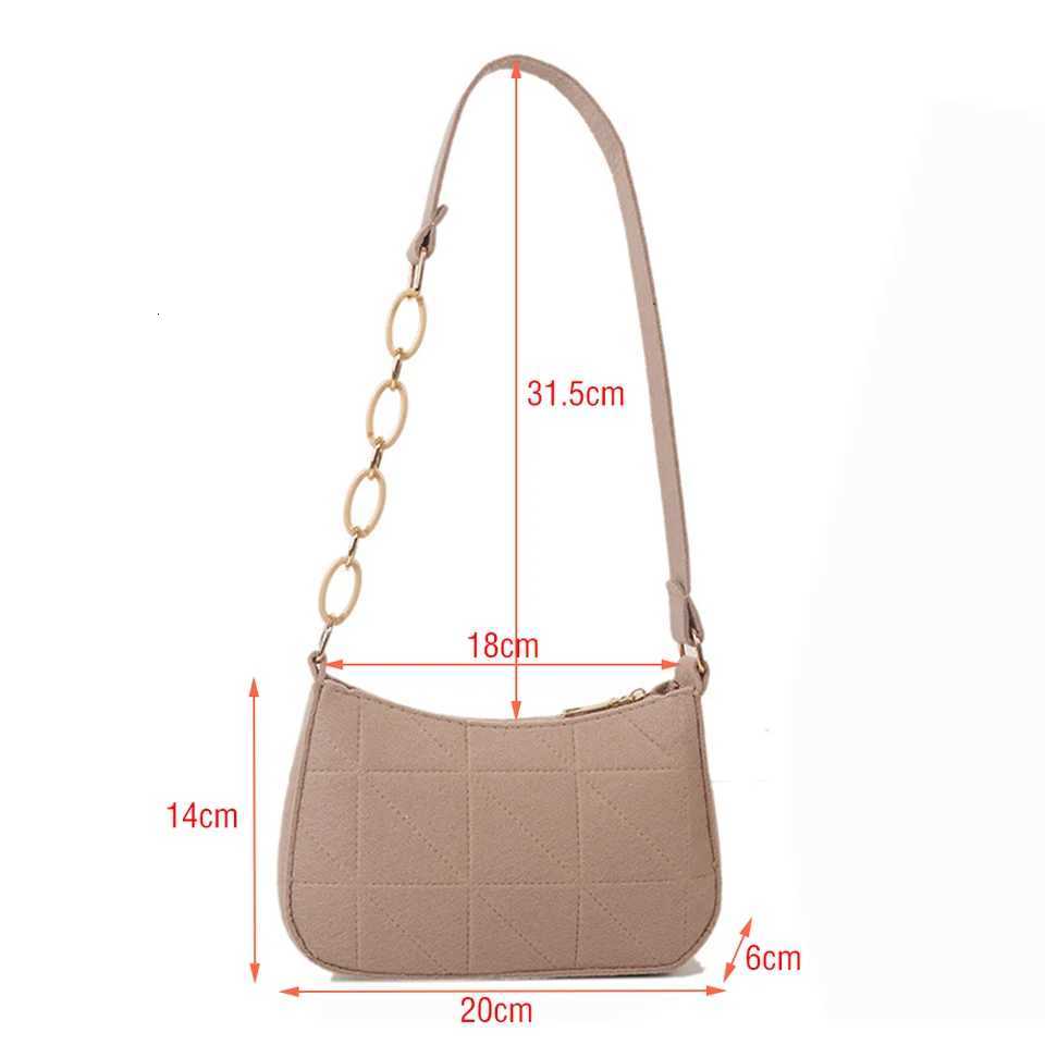 New Women Retro Underarm Bag Fashion Trend Simple Shoulder Bag Casual Crossbody Bag Autumn Winter Casual Light Weigh Purse Z250928