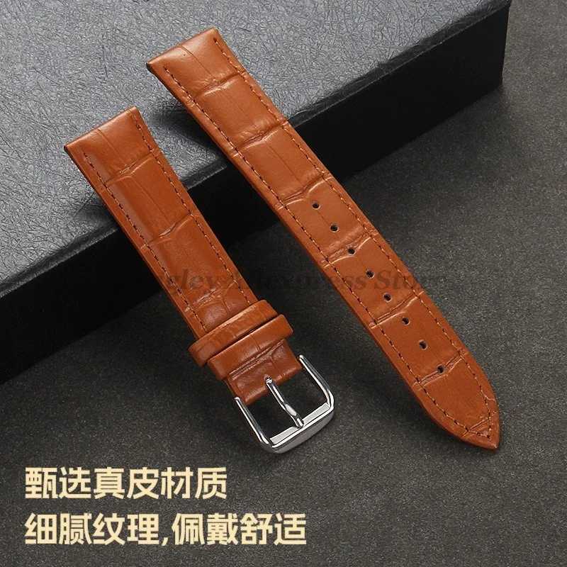 Genuine Calfskin Leather Watch Strap Slub Pattern Bracelet 121314151617181920212224mm Universal Watchband Accessories W250928