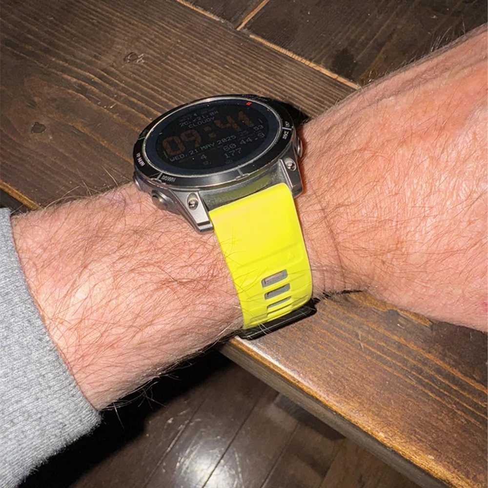 Fenix8 Watch Band For Garmin Fenix 8 47mm 51mm E 7 7XEpix Pro6 6X 5X PlusEnduro 3 QuickFit 26mm 22mm Silicone Strap Bracelet W250928