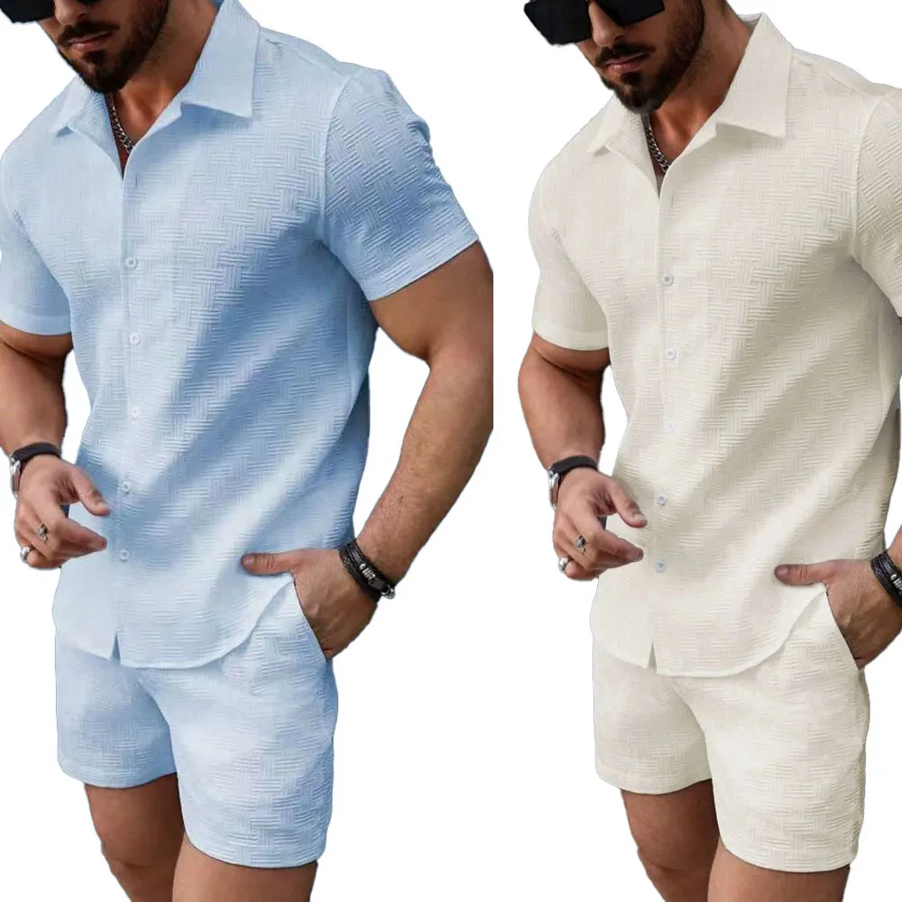 new quality designer Men s Tracksuits Sets Jogger Sweatshirts Sports Jogging Suits man tracksuits Two Piece Set T Shirt Summer checked Short Sleeve Sh