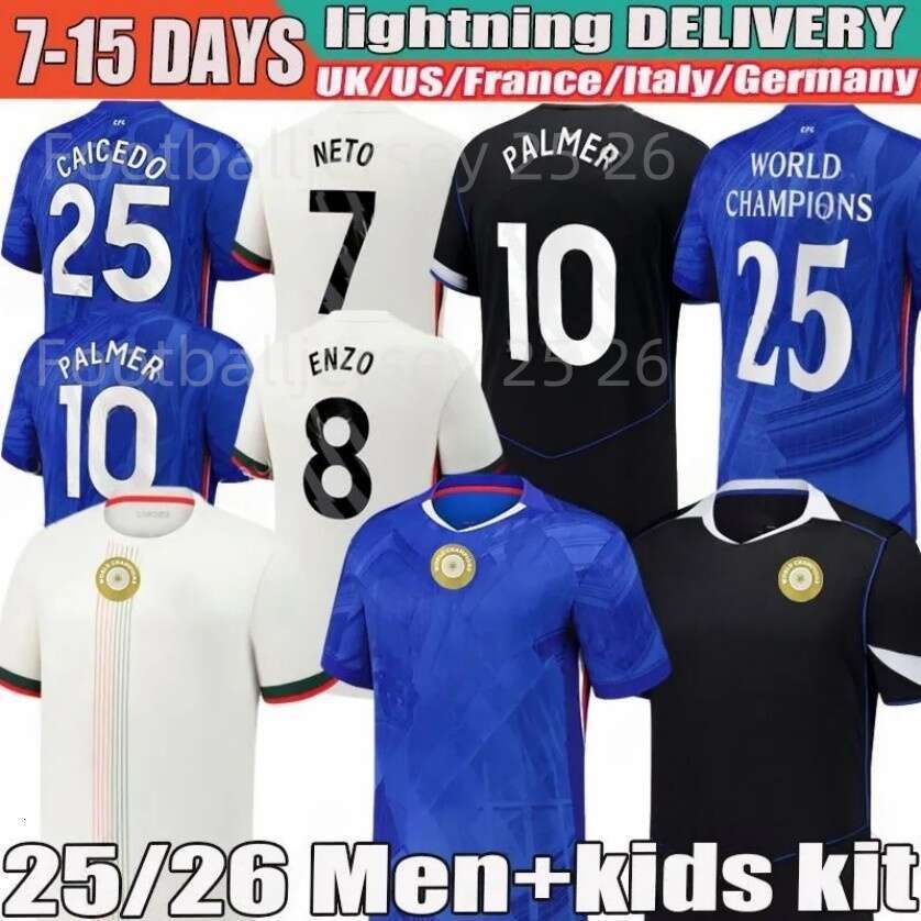 24 25 26 Nkunku Jackson CFC soccer jerseys Disasi 2024 2025 2026 PALMER Enzo Fernandez Mudryk JAMES STERLING Cucurella Chemeka football shirt men kids