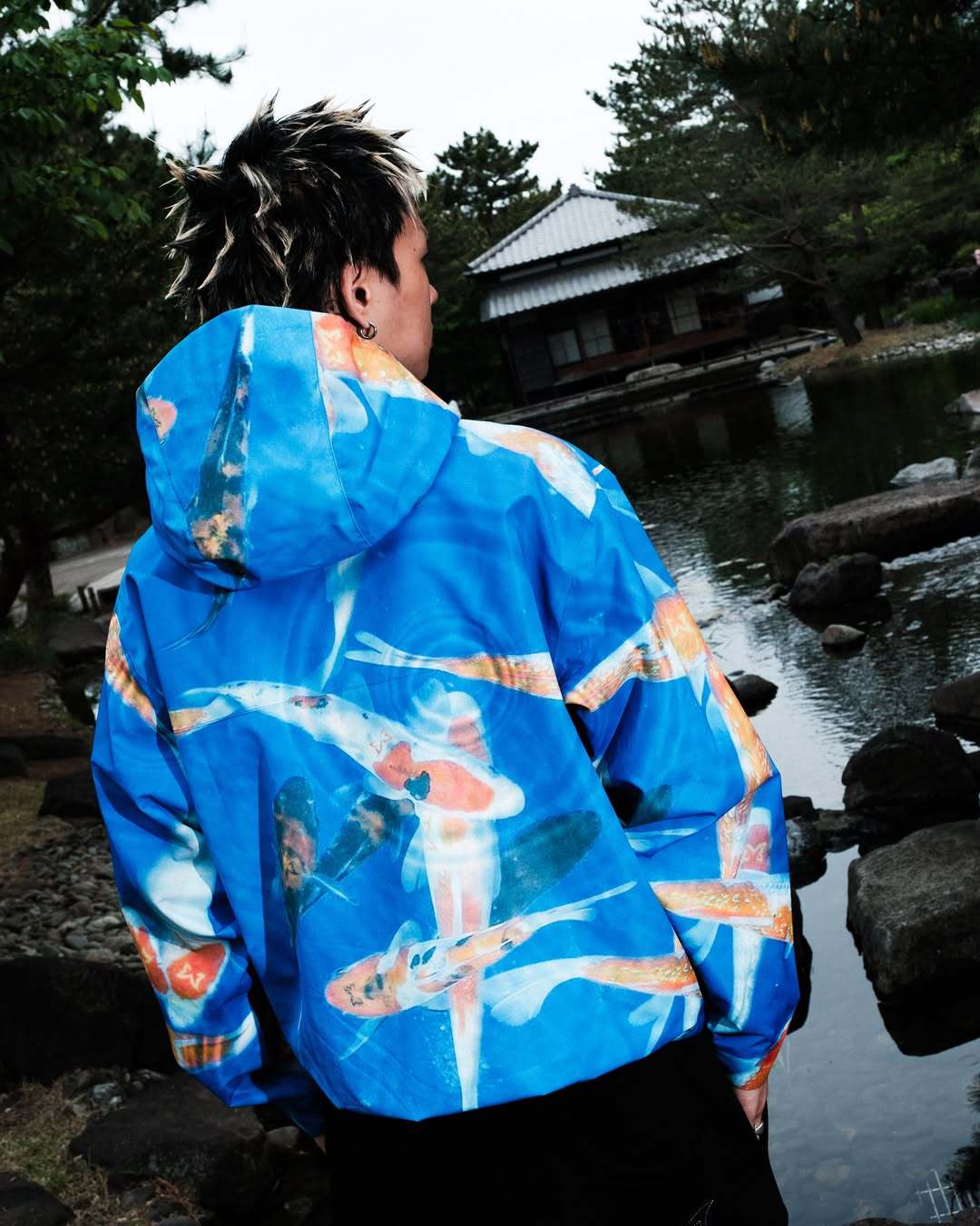 Men's Hoodies Mertra Luxurious Design New Version Patchwork Checkered Sportswear Set Blue Hoodie Jacket UK Hooded Windbreaker Hip-hop Men And Wom