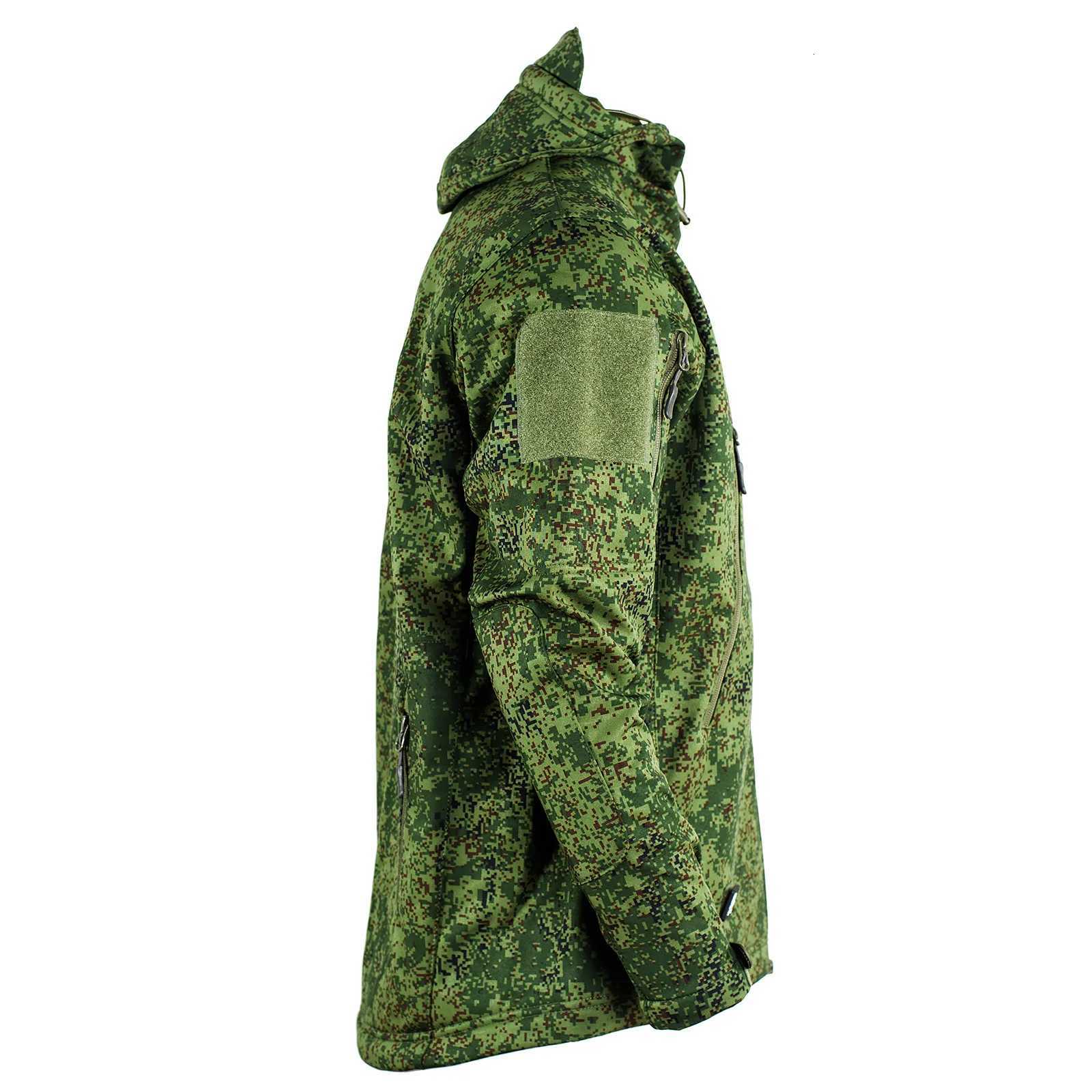 Tactical Uniform Equipment Camouflage Outdoor Winter Suit Husband Fleece Softshe Warm Windproof W250928