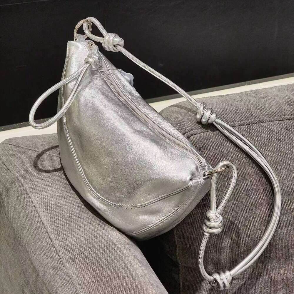 designer bag Luxury bag Soft Sheepskin Crescent for Women New Genuine Leather Casual Crossbody Dumpling Versatile Shoulder Bag