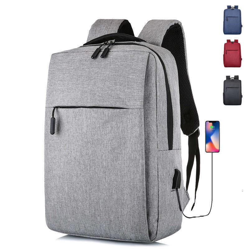 Minimalist USB Charging Men's Laptop Bag Large Capacity Casual Business Notebook Backpack