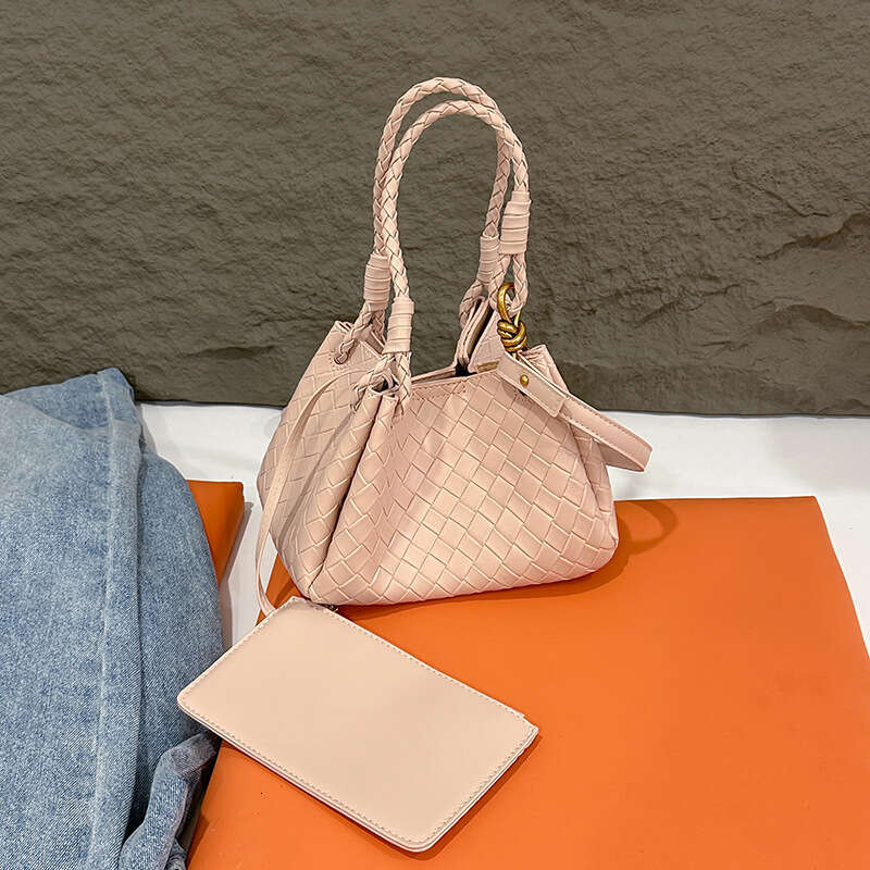 designer bag Luxury bag Woven Handheld Basket Bucket Parachute B Brand Same Style Women's Single Shoulder Crossbody Lucky Bag