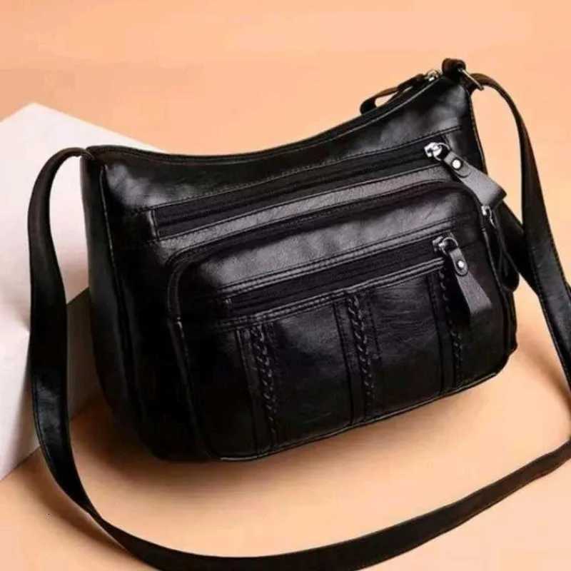 2024 New middleaged womens bag lightweight multilayered largecapacity mothers bag crossbody bag elderly bag shoulder Z250928