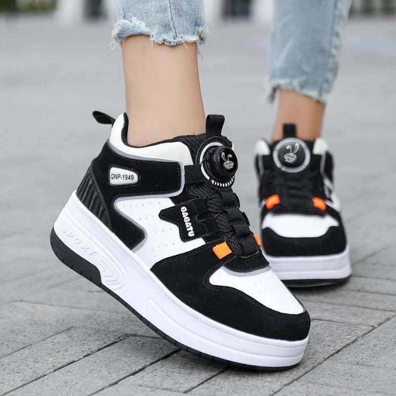 Children's and Teenagers' Roller Skating Shoes Children's Sports Shoes Boys' and Girls' Wheel Shoes trend Casual Boys' L