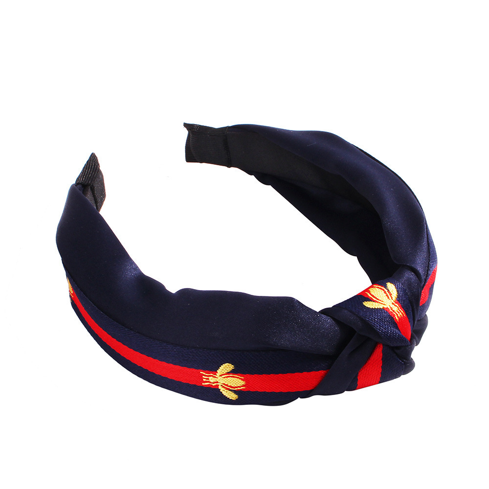 Cute Women Elegant headband knot simple fashion multi-color head hoop girl vocation 250711