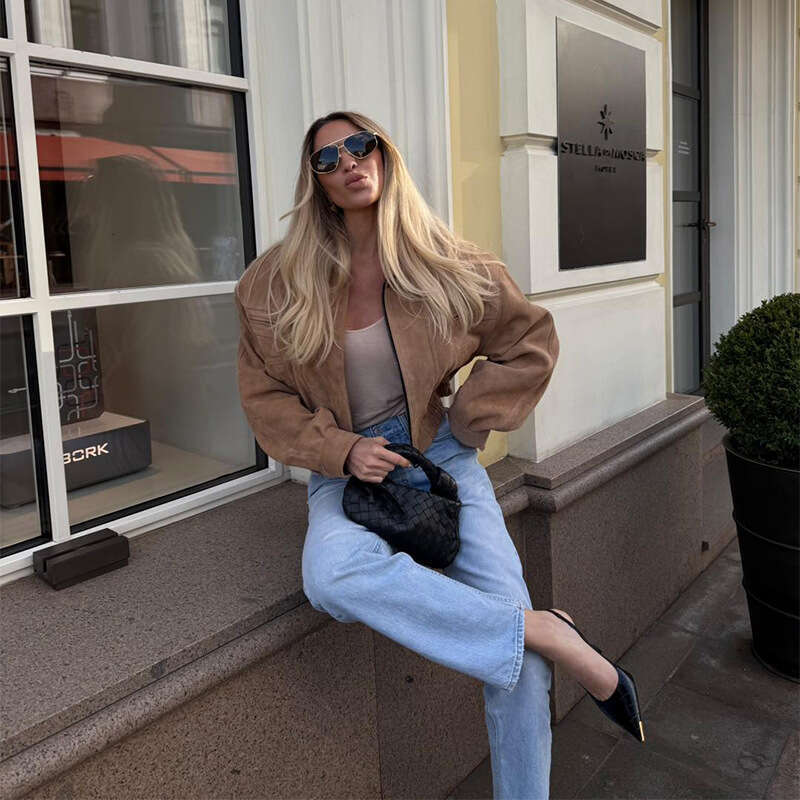 Fashionable Short Coat 2025 Women's Spring and Autumn New American Street Style