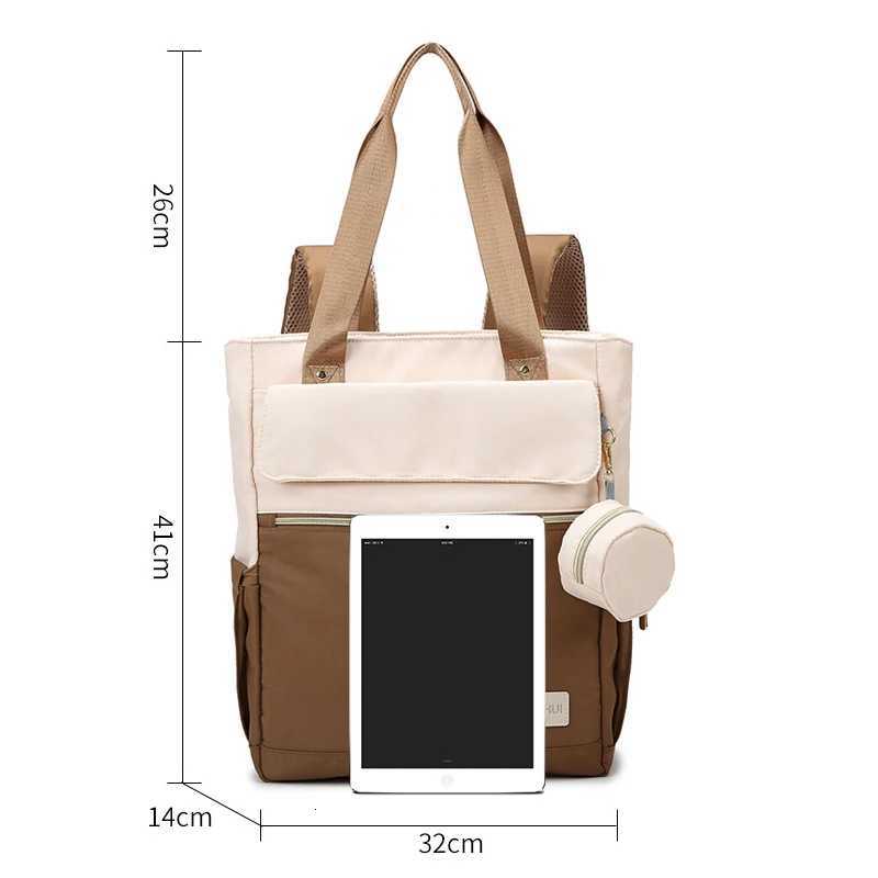 Baby Diaper Bag Backpack Waterproof Mommy Travel Nappy Bag For Baby Care Large Capaci Multifunctional Women Materni HandbagXJ250928