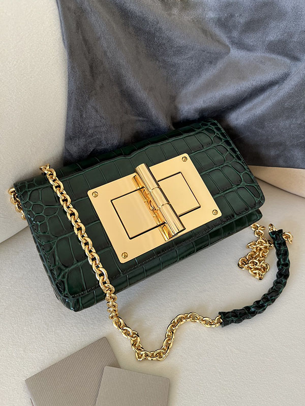 Designer chain crossbody bags for women small flaps luxury real leather shoulder bag hasp cover top stainless steel hardware a set of package