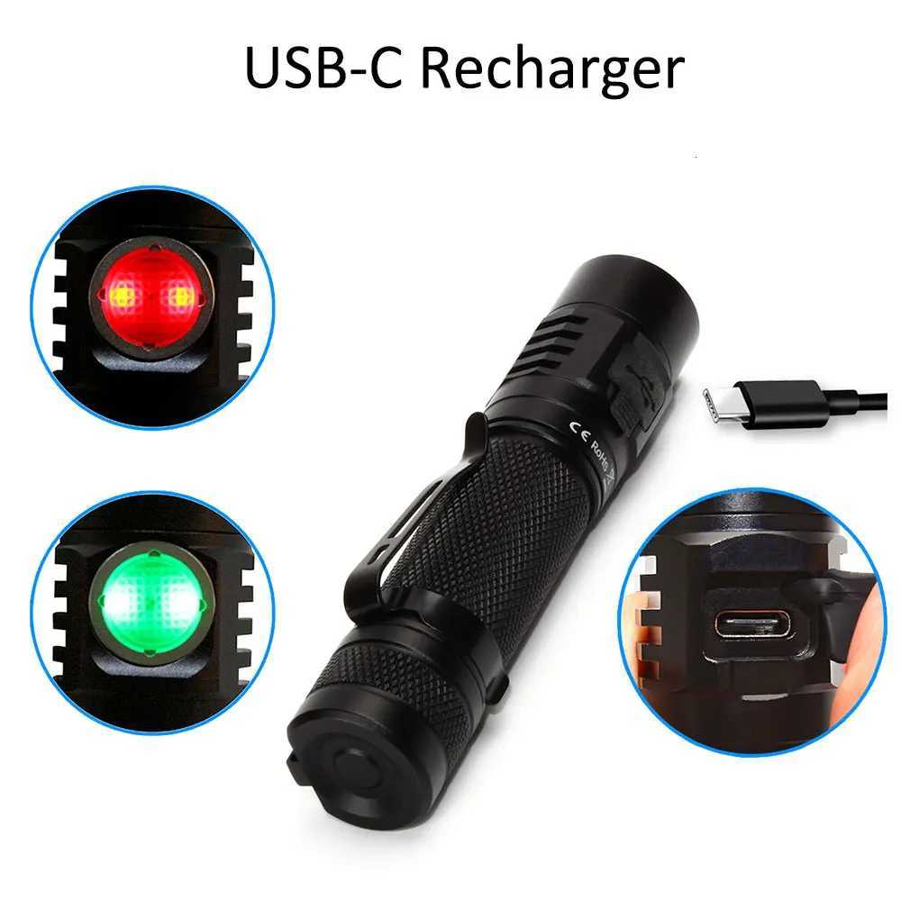 Sofirn SC31 Pro SST40 LED 2000LM Anduril Outdoor Tactical Flashlight Powerful Rechargeable USB C 18650 Torch1 D250928