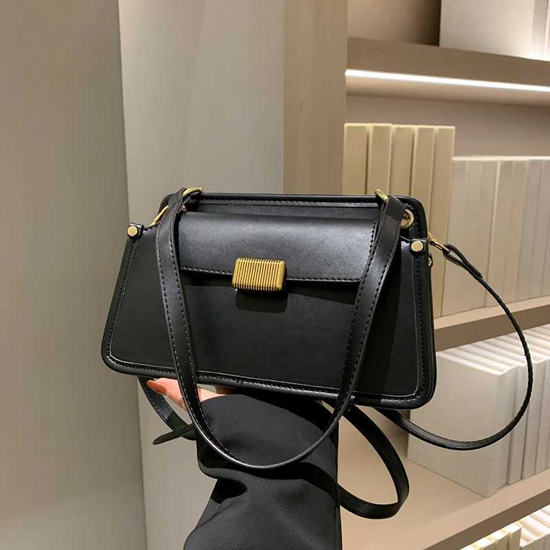 New Fashion Leather Crossbody Bag For Women Elegant Minimalist Tote Handbag With Large Capacity Solid Color Design Z250928