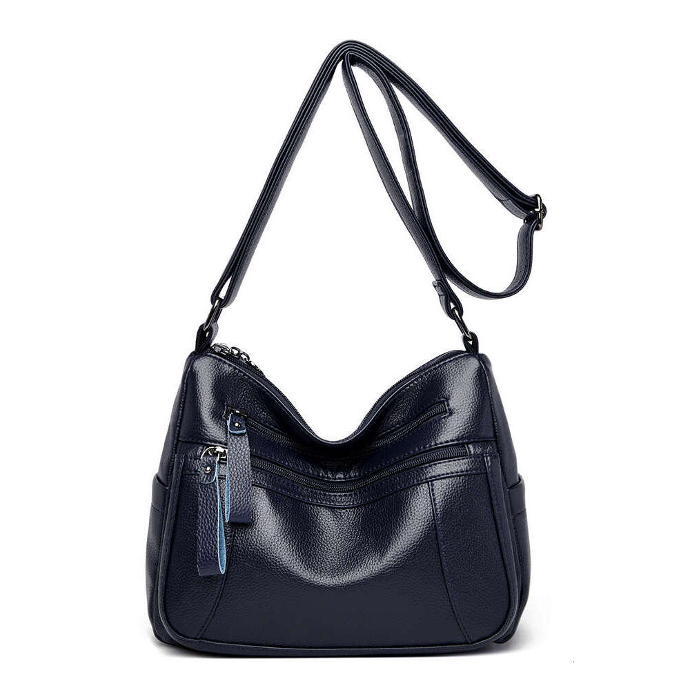 designer bag Luxury bag Single Shoulder Crossbody Soft Leather Women's Trendy Fashion Middle-aged Mommy Bag Casual Style Simple