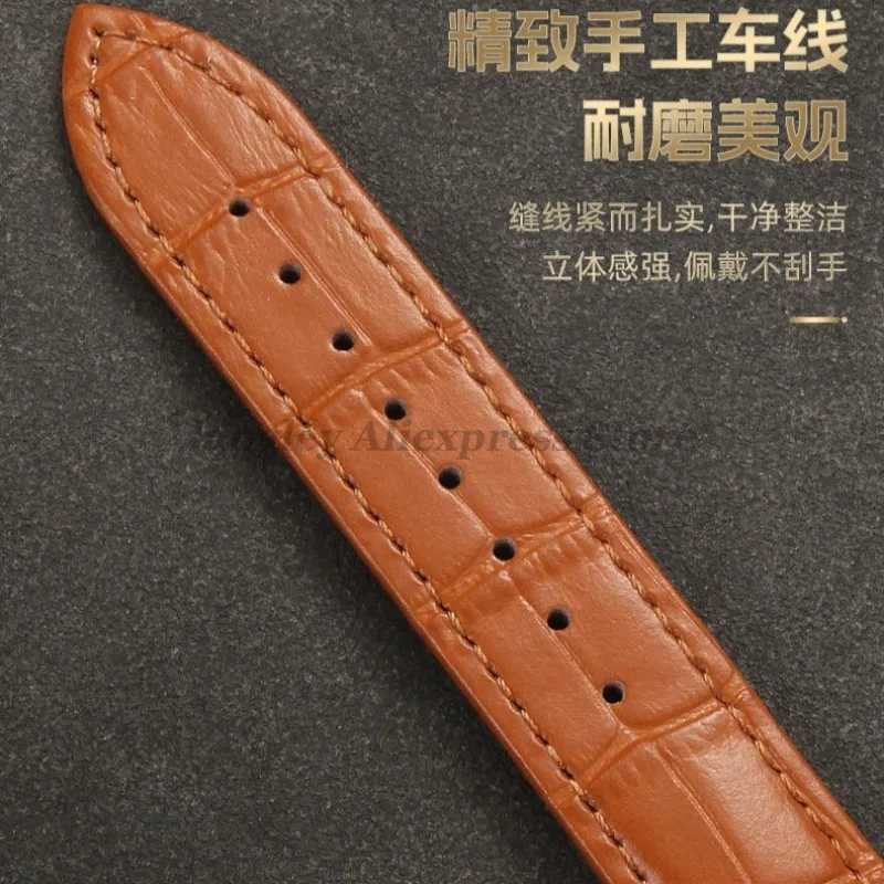 Genuine Calfskin Leather Watch Strap Slub Pattern Bracelet 121314151617181920212224mm Universal Watchband Accessories W250928