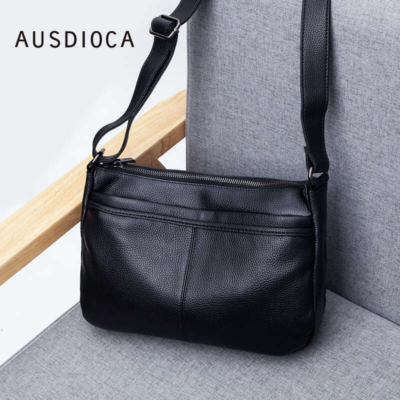 designer bag Luxury bag New Top Layer Cowhide Middle-aged Women's Mom Multi-layer Genuine Leather Crossbody Bag