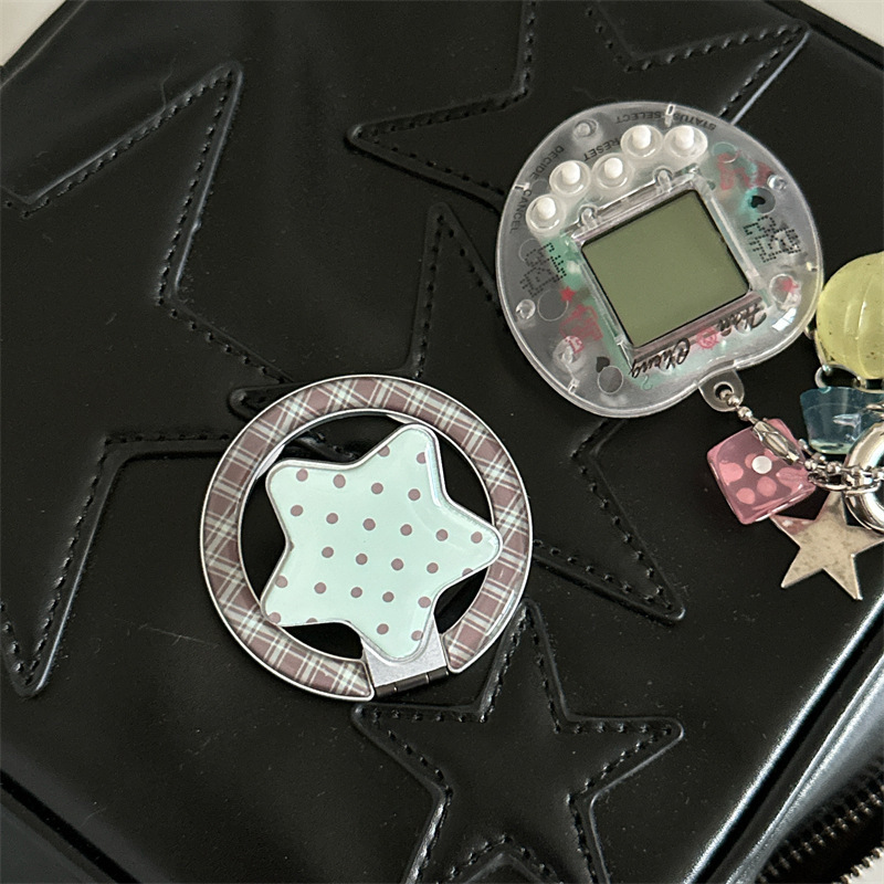 Ins Mint Green Star Double Layer Iphone 17promax Phone Case Compatible With Apple 16pro Magnetic Stand 15pr