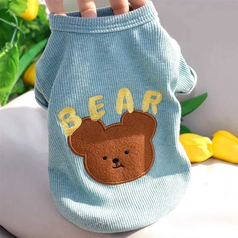 Cute Summer Pet Dog Clothes Bear Apple Print Dog Vest Cats Dogs Sweatshirt Chihuahua Bichon Poodle Undershirt 2025 Puppy T Shirt X250928