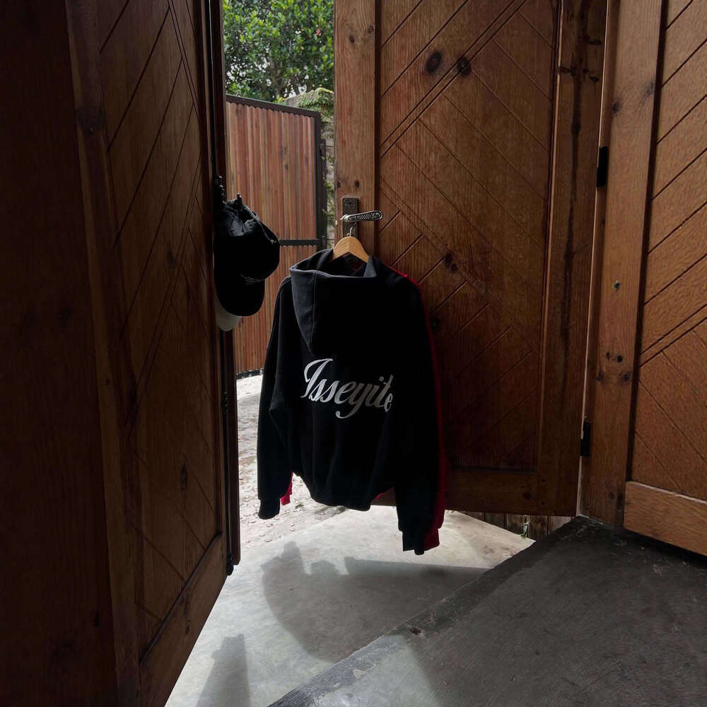 American Style Casual Loose Artistic Letter Pattern Signature Autumn Winter Street Versatile Hooded Sweatshirt