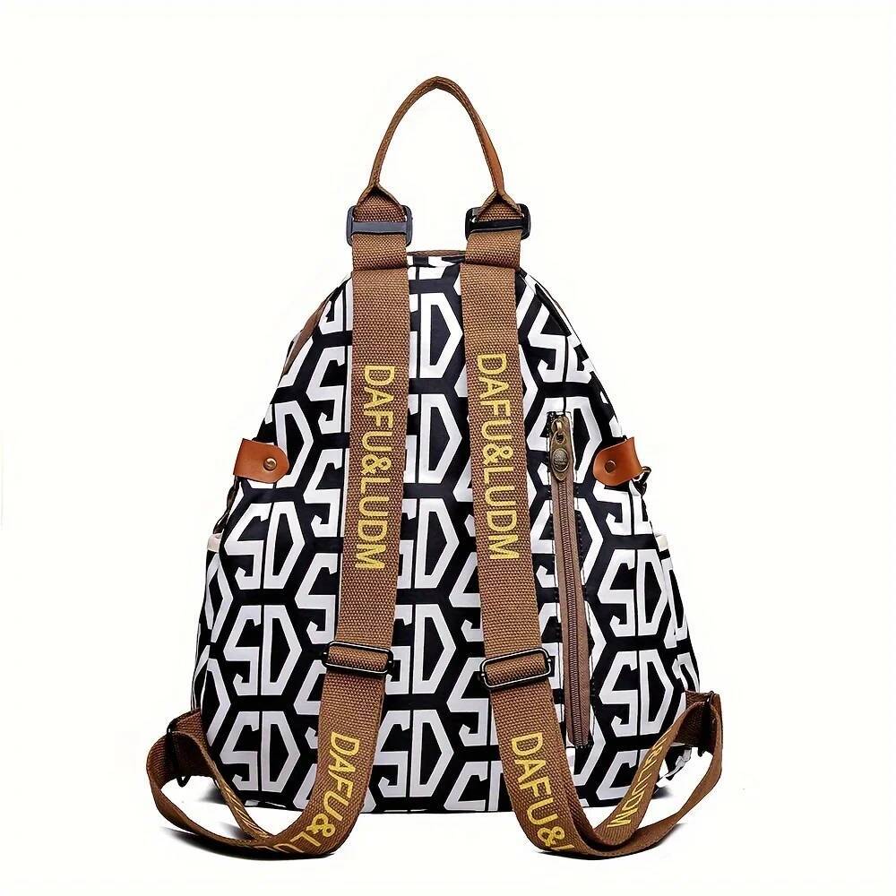 New Retro Texture Niche High Appearance Level Large Capacity Men and Women Go Out Commuting Leisure Backpack high-quality