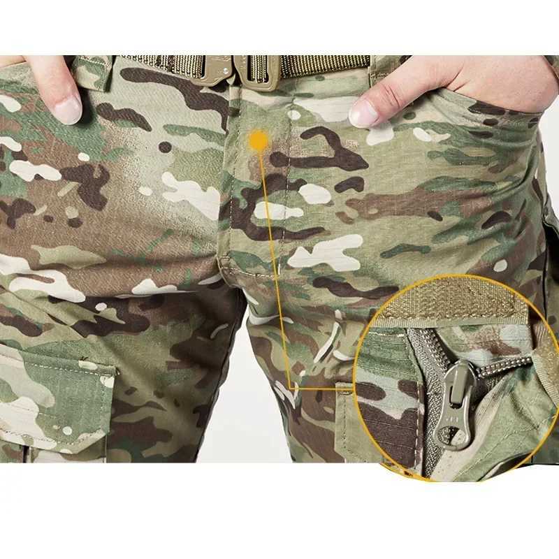 Men Paintball Clothing Uniform Tactical Camouflage Hunting Shirts Pants ElbowKnee Pads Suits W250928