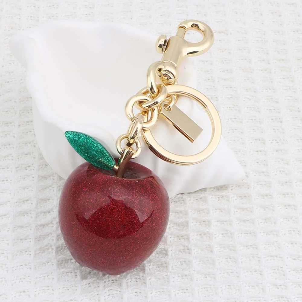 Luxury Ornaments Cherry Keychain 3D Crafts Key Decoration Crystal Cherry Pendant Handbag Jewelry Bag Accessories Car Keyring Hanging Y250929as