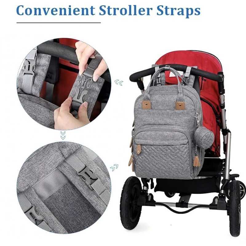 PANGDUBE 3pcsset Largecapaci Daddy Bag Multifunctional Mommy Father Backpack Waterproof Materni bag for baby Diaper BagXJ250928