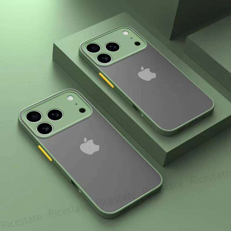 New Armor Bumper Shockproof Phone Case For Apple iPhone iphone17 Pro Max 17Pro 17 Air Silicone Hard PC Cover