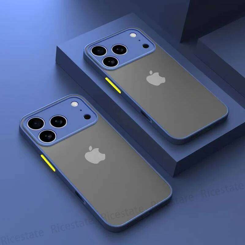 New Armor Bumper Shockproof Phone Case For Apple iPhone iphone17 Pro Max 17Pro 17 Air Silicone Hard PC Cover