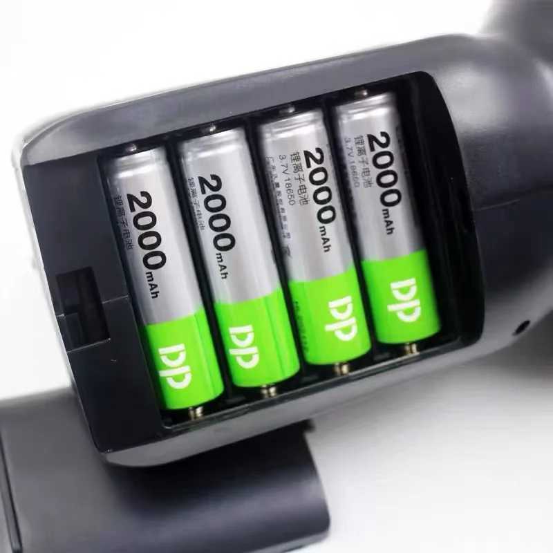 High Light LED Searchlight 8000mAh Long Range camping light USB Rechargeable Work Light Waterproof Outdoor Bright Flashlight C250928