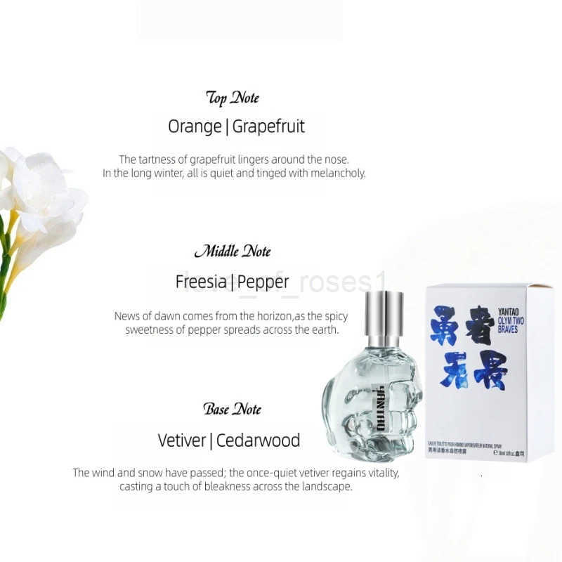 Brave Fearless Mens Perfume 30ml Long Lasting Fragrance Woody Floral Scent Gentleman Pheromon Cologne Body Spray Eau De Parfum Z250928