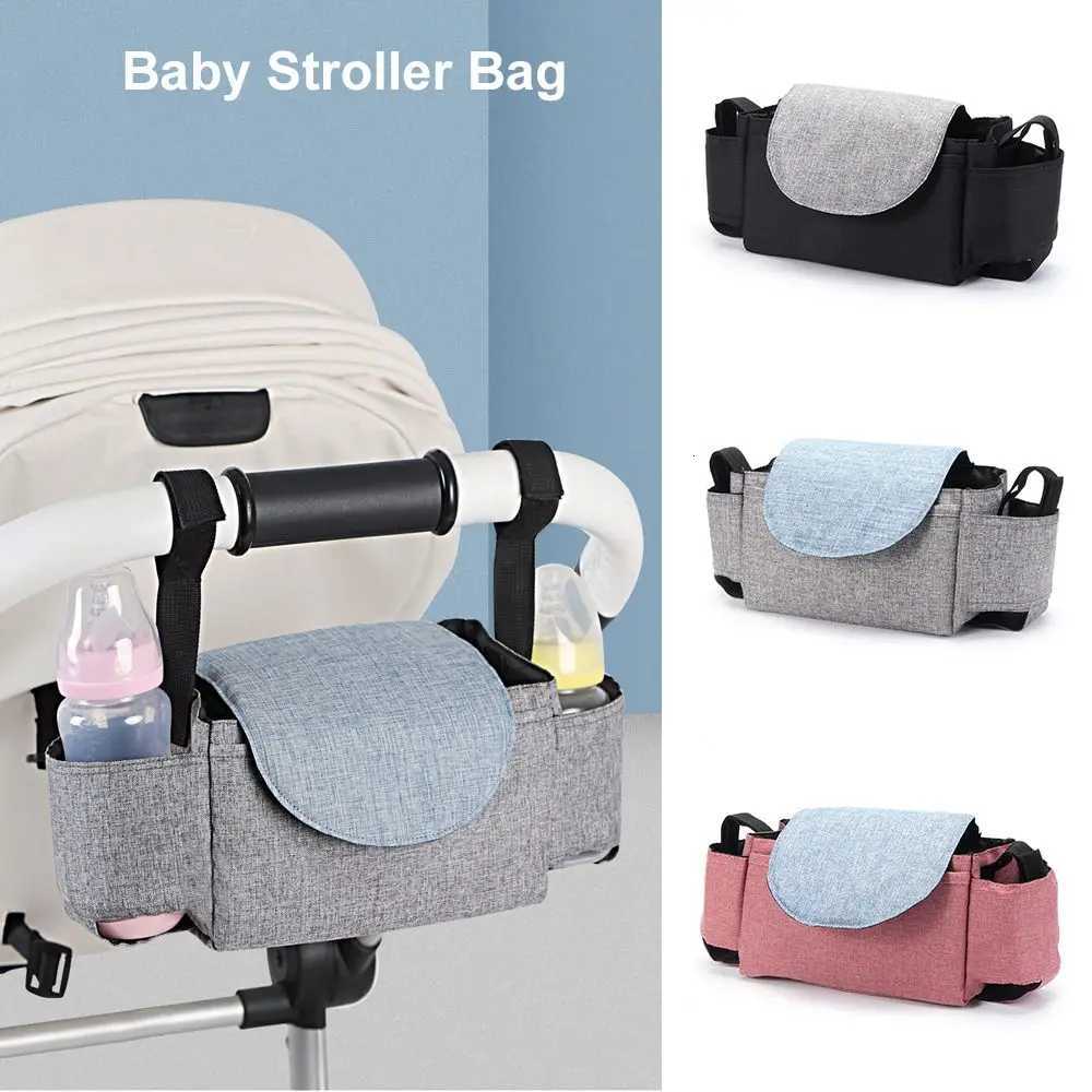 Stroller Accessories Pram Pushchair Nappy Bag Mummy Bottle Cup Holder Baby Organiser Baby Stroller Bag Bottle RackXJ250928