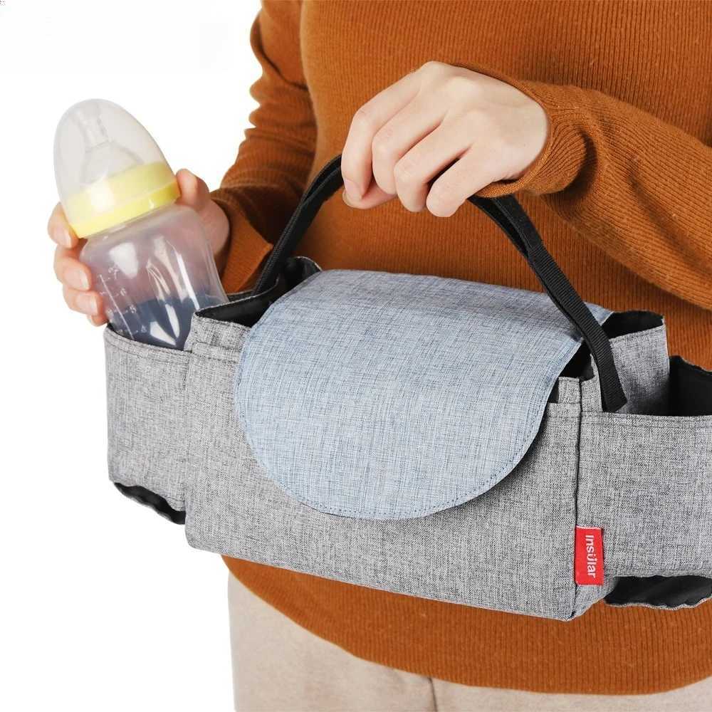 Insular Diaper Bag Baby Milk Bottle Insulation Bags Mummy Storage Bag For Baby Stuff Collection Stroller Accessories Baby CareXJ250928