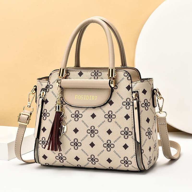 Large Capacity Handbag Trendy Fashion Women's Middle-aged Mom High-end Elegant Versatile Shoulder Crossbody Bag