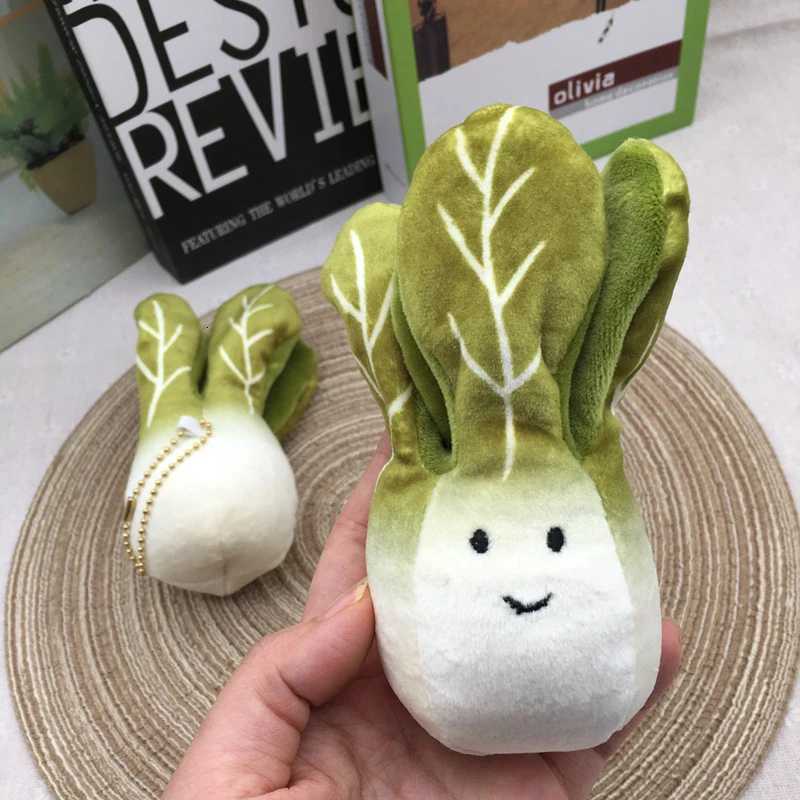 Cute Cabbage Plush Doll Key Chain Cartoon Vegetable Plant Pendant Key Ring Backpack Charms Car Decoration Bag AccessoriesXJ250928
