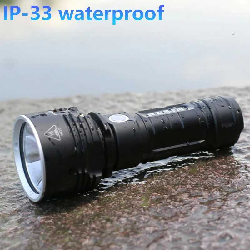 High Power XHP70 LED Flashlight Tactical Torch USB Rechargeable Lantern Waterproof Lamp Ultra Bright Lantern For Camping Outdoor D250928