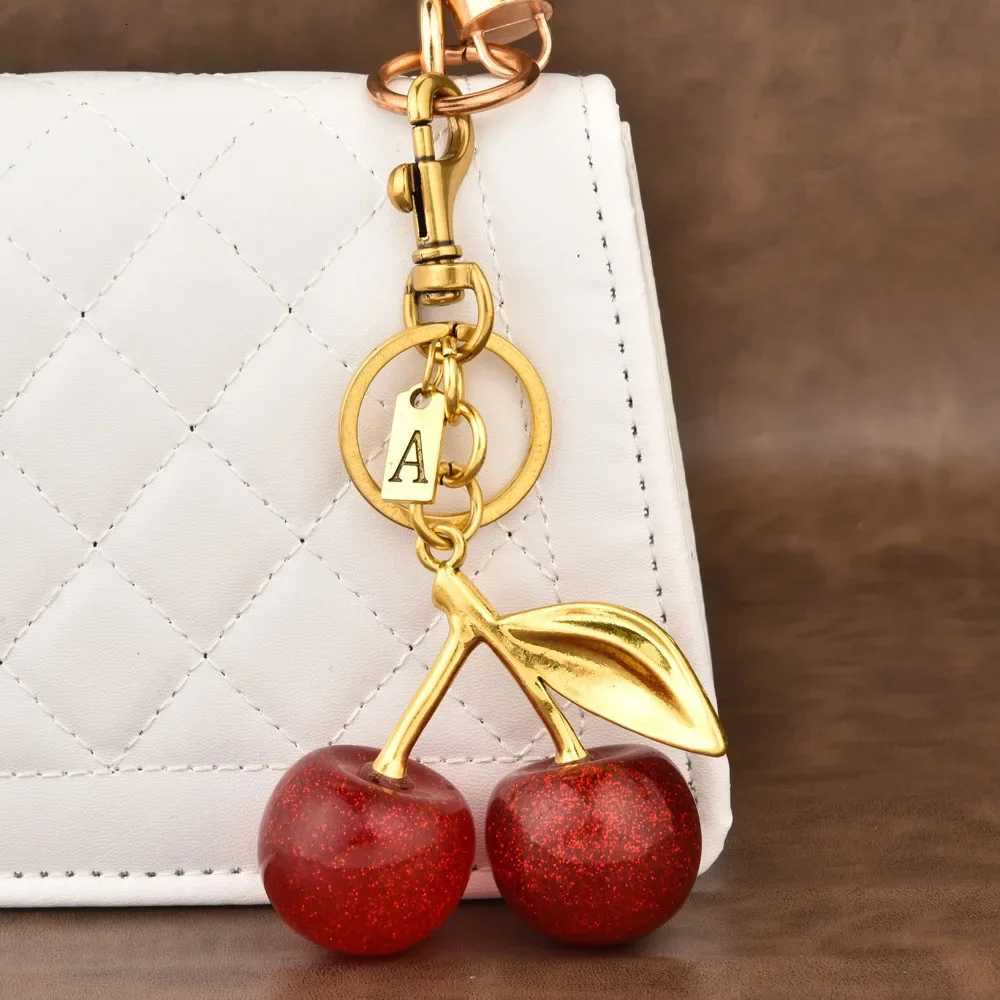 Luxury Trendy exquisite and shiny key chains little cherry fashion key chains bag pendants Y250928as