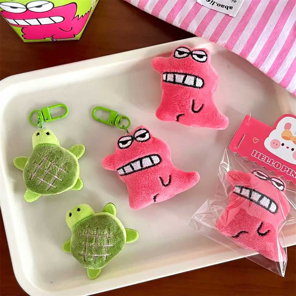 Cute Pet Booch Pendant Cartoon Plush Iittle Crocodile Turtle Doll Key Chain Pendant Girl Backpack PinXJ250928
