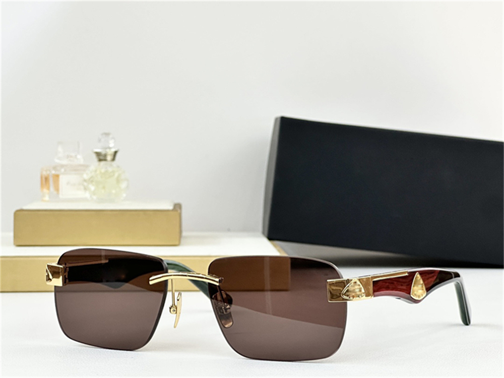 luxury designer sunglasses for men women The Magic l frameless uv400 protective lenses square famous brands outdoor popular mens womens glasses retro eyewear
