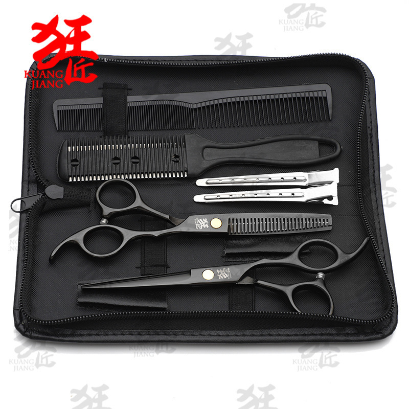 Professional Japan 440C 6 Hair Scissors Haircut Scissor Thinning Barber Cutting Shears Hairdresser Scissors Barbershop Set 250530