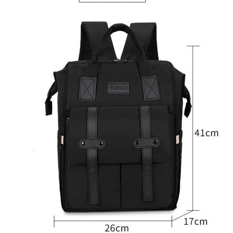 1pcs Lightweight Mom Backpack Multifunctional Diaper Bag with Dry Wet Separation Handheld Shoulder Bag for TravelXJ250928