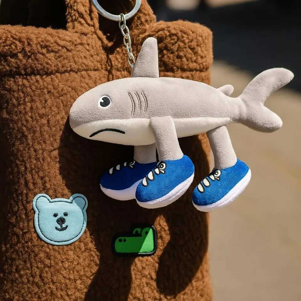 Italian Brainrot Al Tungtungtungsahur Keychain Animal Cartoon Soft Tralalelotralala Plush Keychain Stuffed PP CottonXJ250928