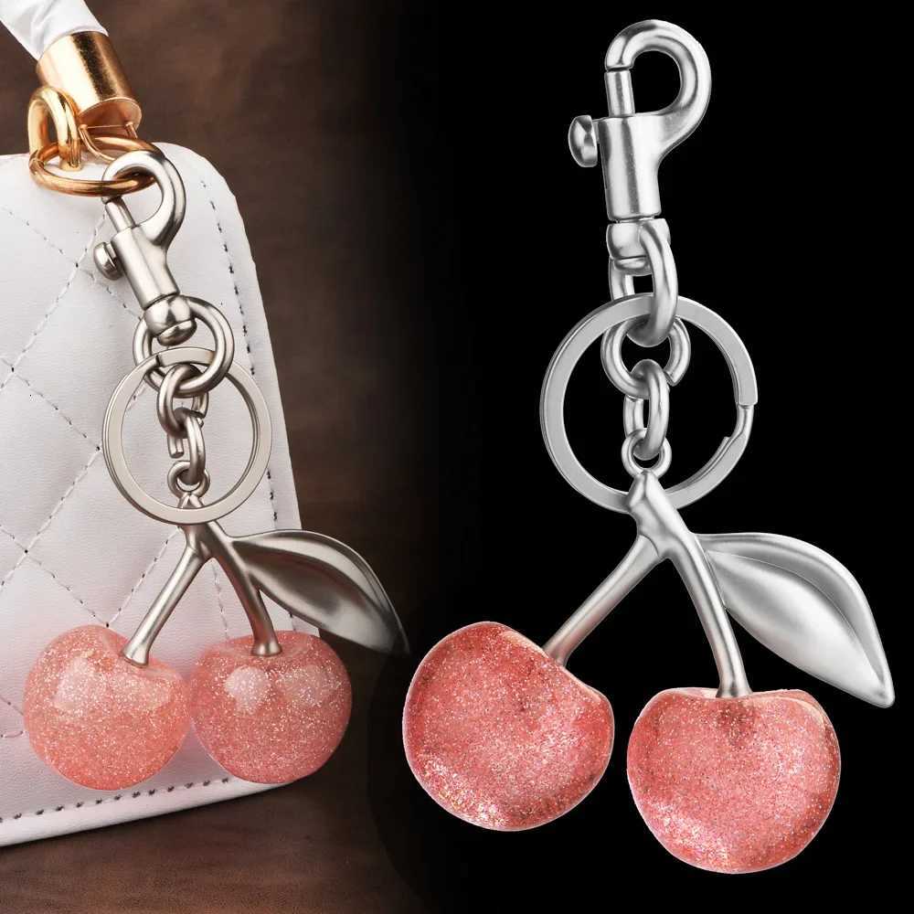 Luxury Hotselling multicolor cherry lock rings fashionable and personalized bags fruit pendants accessories and ornaments Y250928