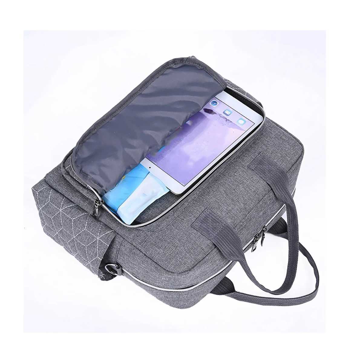 Fashionable Quilted Diamond Grid Single Shoulder Multi Functional Mommy Bag Large Capaci Diagonal Cross Mom Bag for Going OutXJ250928