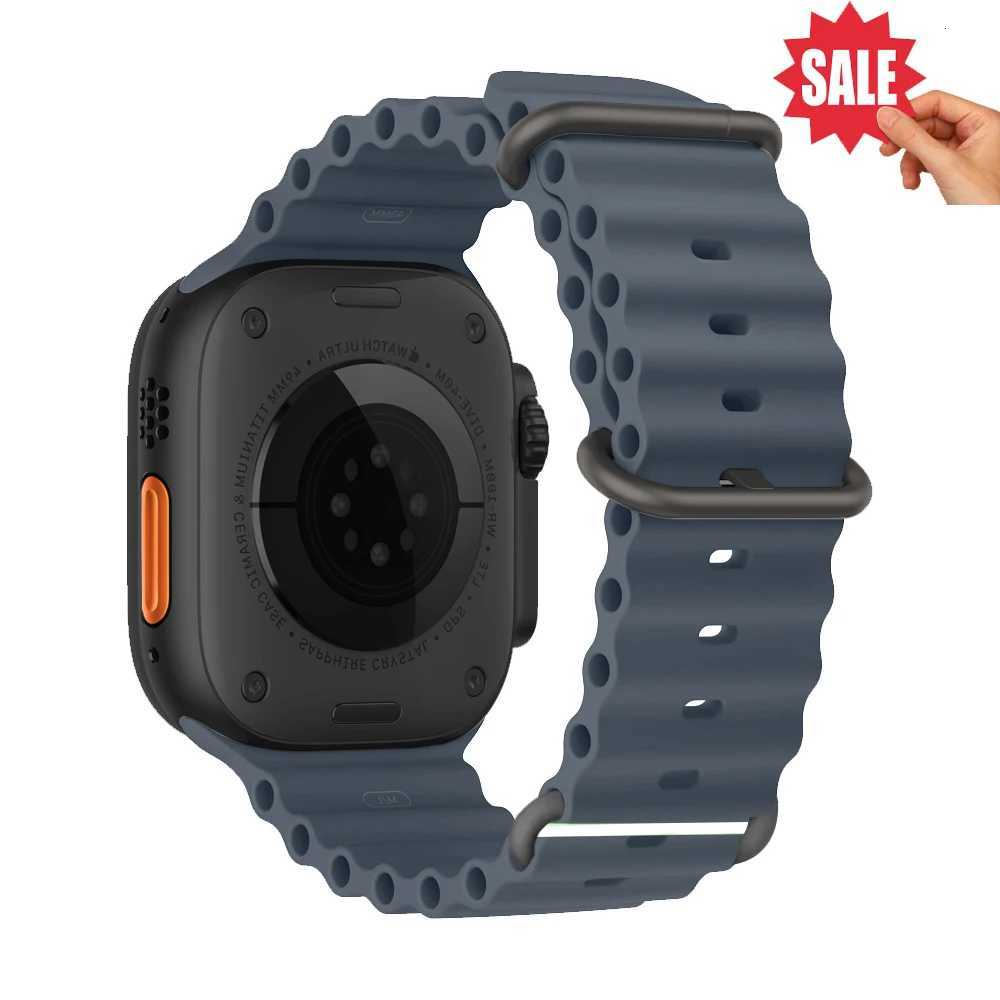 Ocean Band for Apple watch Ultra 3 Series 11 10 9 7 8 6 SE 49mm 45mm 46mm 42mm 44mm 40 41 Silicone bracelet correa iWatch Strap W250928