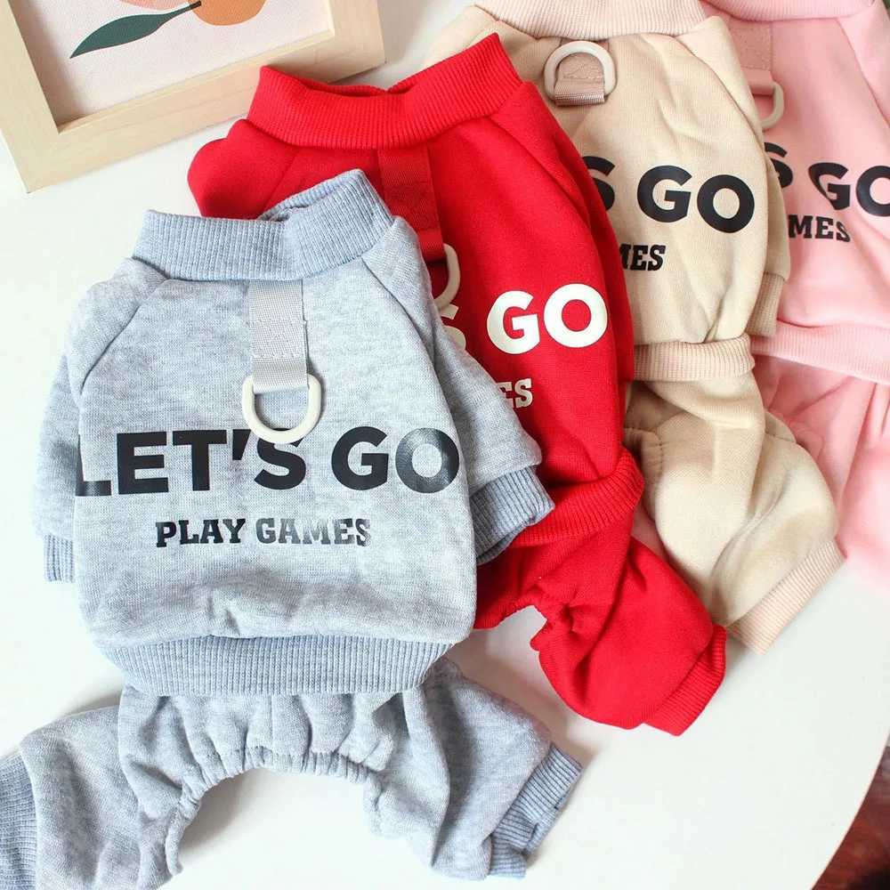 Winter Sport Dog Hoodies 4 Legs Jumpsuit for Small Dogs and Cats Fashion Pet Cat Puppy Sweatshirt Doggy Onesie Warm Pet Clothing X250928