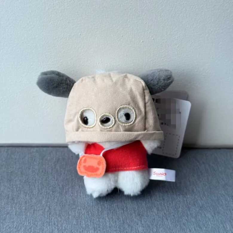 MINISO Masked Kuromi Cinnamoroll MeloDY Plush Keychain Headband Detachable Girl Bag Pendant Doll Halloween GiftXJ250928