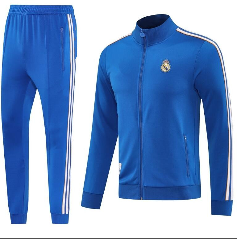 25 26 Madrid Purple Long sleeves Retro football culture racksuit Training jackets men and jacket football sportswear set TRACKSUIT Madrid sportswear